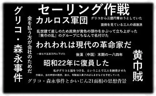 記事『グリコ・森永事件とかいじん21面相の思想背景』アイキャッチ画像