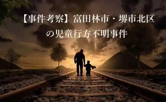 記事事件考察富田林市堺市北区の児童行方不明事件アイキャッチ画像