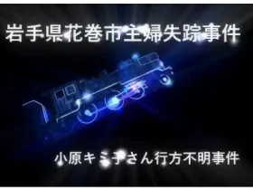 記事岩手県花巻市主婦失踪事件小原キミ子さん行方不明事件アイキャッチ画像