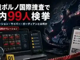 児童ポルノ国際捜査で国内99人検挙｜オペレーションサイバーガーディアンとは何か
