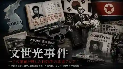 文世光事件とは何か｜大阪の拳銃がソウルの国家式典に持ち込まれた日