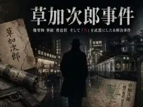 草加次郎事件の再構成｜爆発物拳銃脅迫状と名を武器にした未解決事件アイキャッチ画像昭和の街、草加次郎の名前