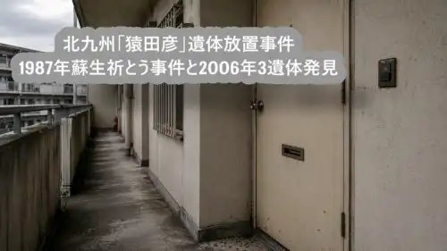 北九州猿田彦遺体放置事件｜1987年蘇生祈とう事件と2006年3遺体発見アイキャッチ画像