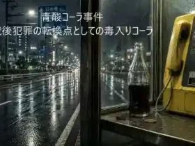青酸コーラ事件｜戦後犯罪の転換点としての毒入りコーラ