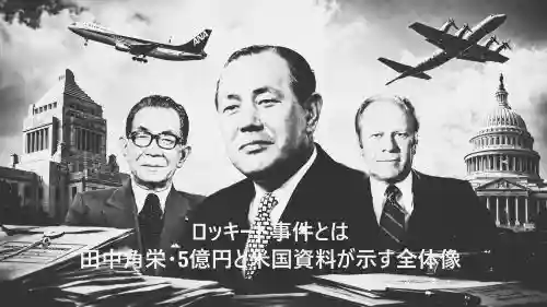 ロッキード事件とは｜田中角栄5億円と米国資料が示す全体像